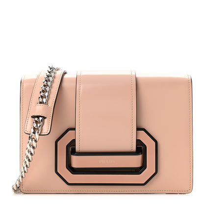 Prada Spazzolato Soft Calfskin Plex Ribbon Bag Pesco 1 of 9