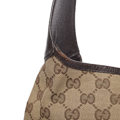 Gucci Monogram Web Jackie O Hobo Dark Brown 12 of 12