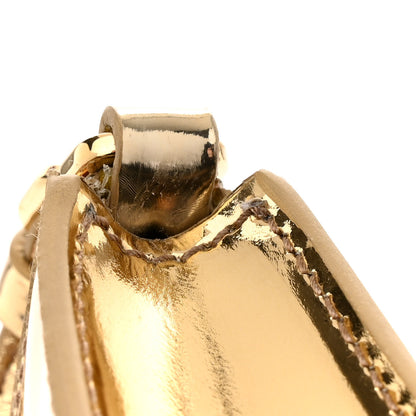 Prada Metallic Vitello Studded Mini Bag Platino 11 of 12