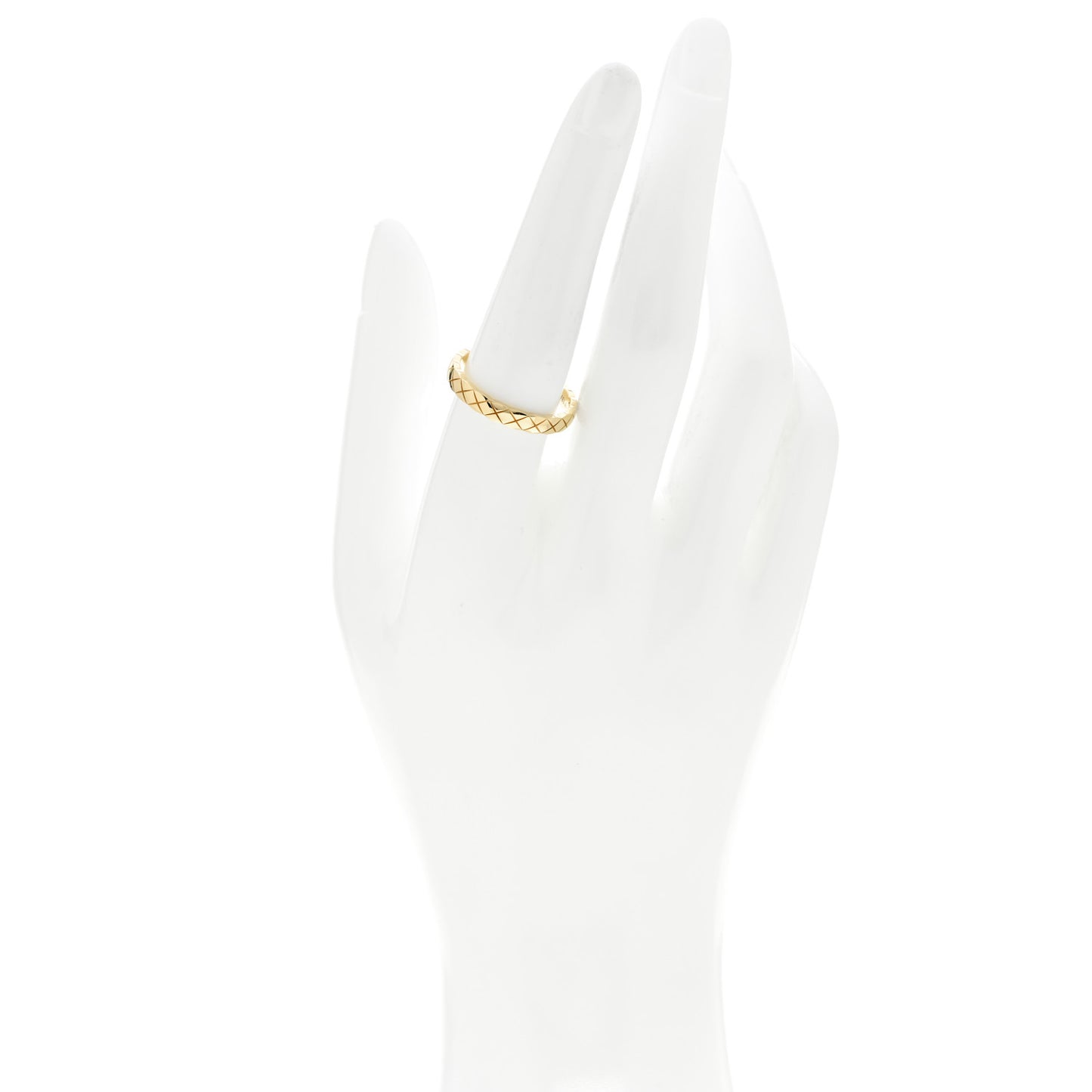 18K Yellow Gold Mini Coco Crush Ring 58 8.25