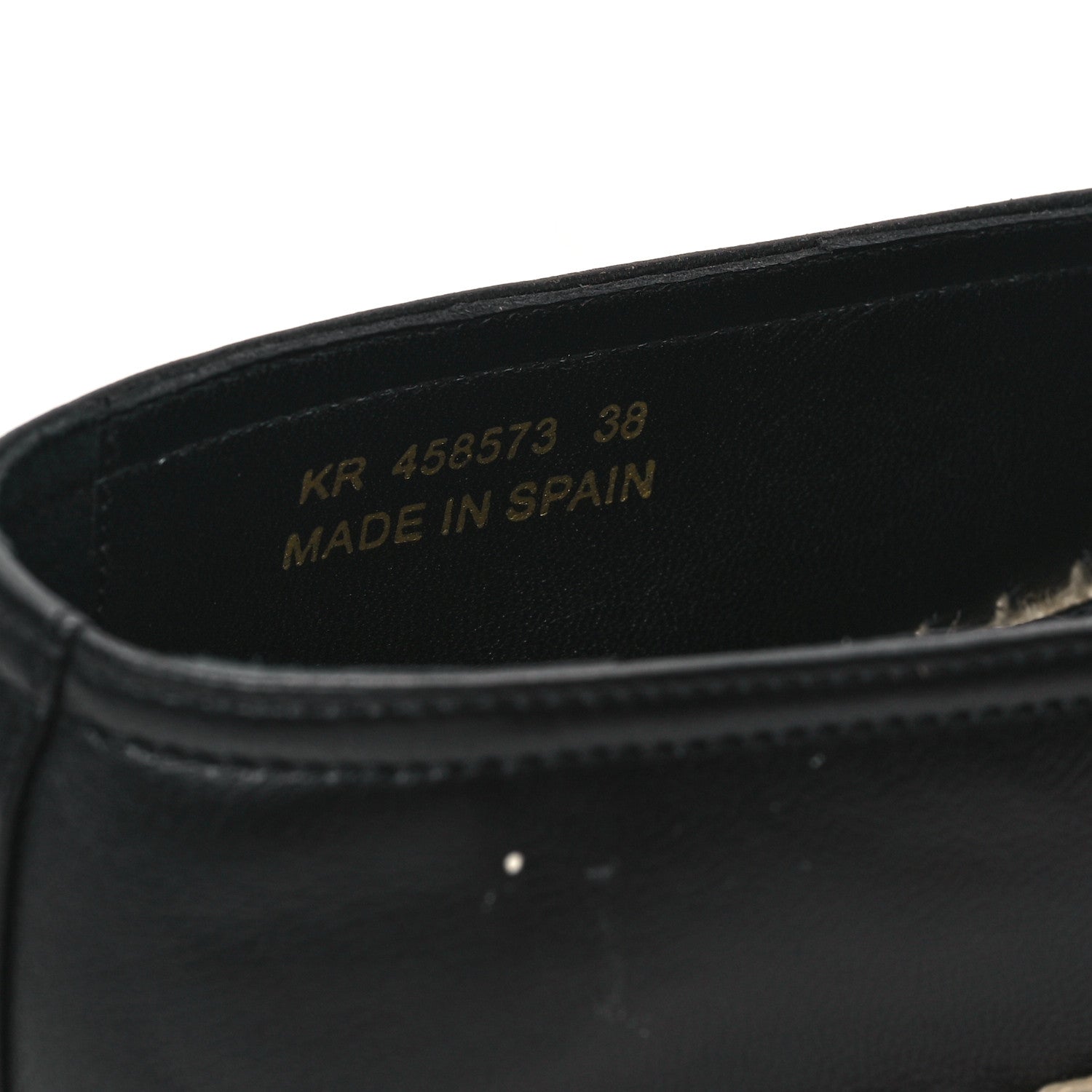 Saint Laurent Lambskin Monogram Espadrilles 38 Black 8 of 9