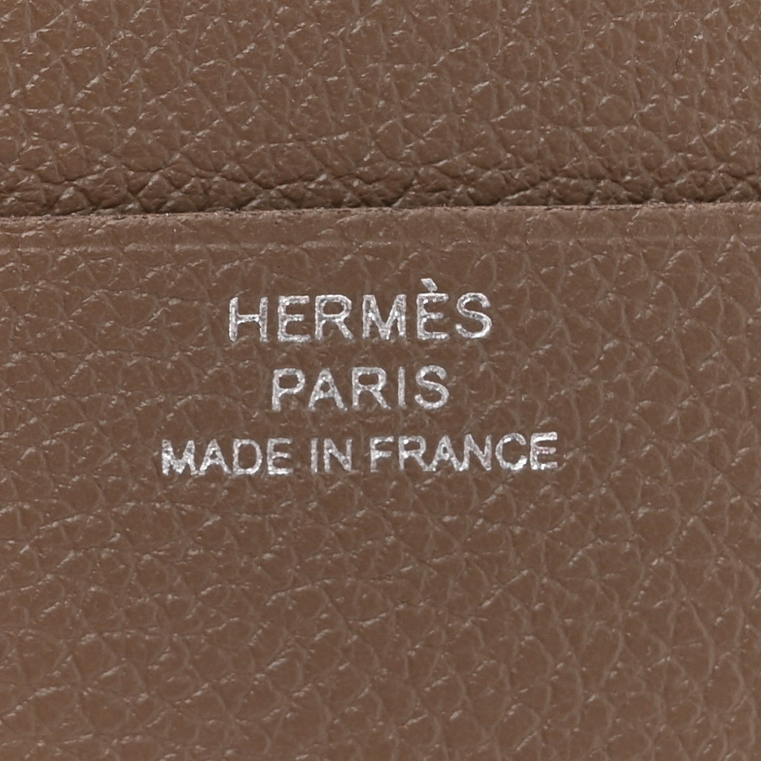 Hermes Evercolor H Sellier Card Holder Etoupe 6 of 8