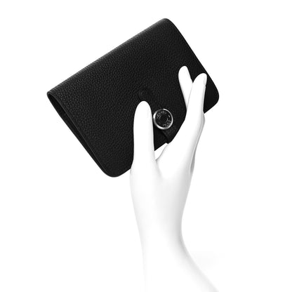 Hermes Togo Dogon Compact Wallet Black 2 of 8