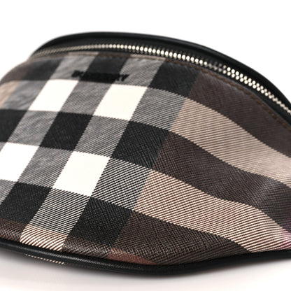 Burberry E-canvas Check Bum Bag Dark Birch Brown 9 of 9