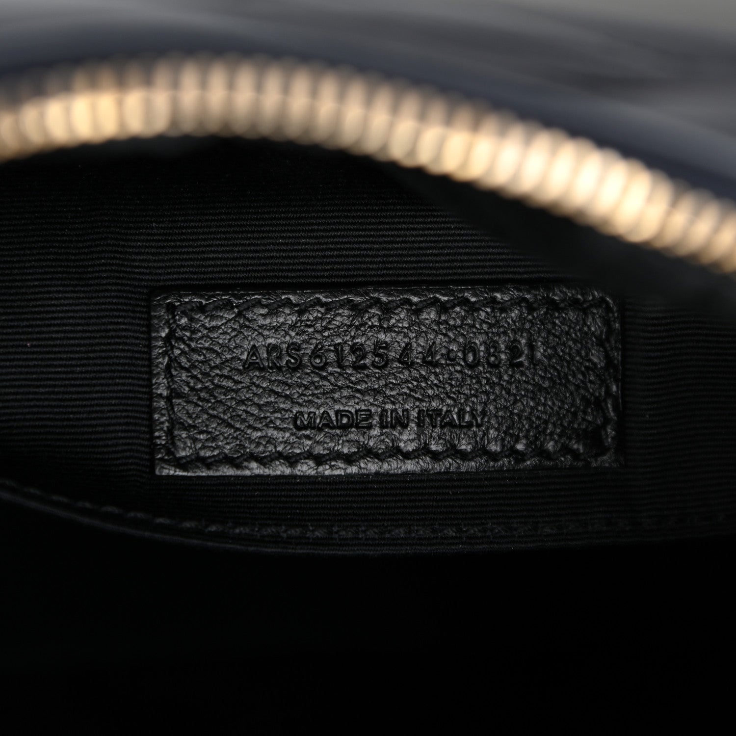 Saint Laurent Calfskin Matelasse Monogram Lou Camera Bag Navy 8 of 9