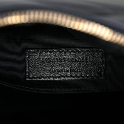 Saint Laurent Calfskin Matelasse Monogram Lou Camera Bag Navy 8 of 9