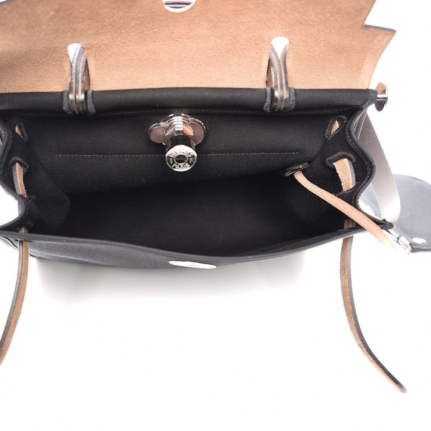 Hermes Toile Vache Hunter Herbag Zip PM 31 Black 7 of 11