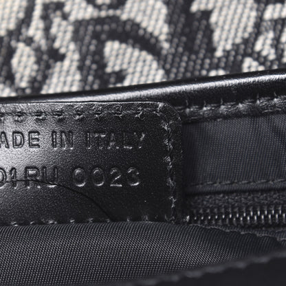 Christian Dior Monogram Saddle Bag Black 6 of 9