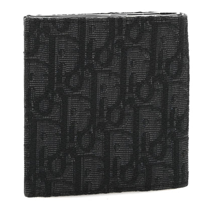 Christian Dior Oblique Bi-Fold Card Holder Black 3 of 9