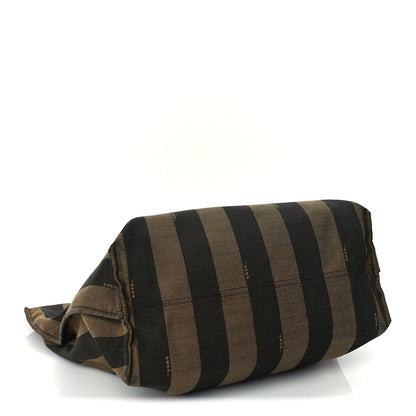 Fendi Pequin Vitello All In Shopper Tote Tobacco Papavero 3 of 8