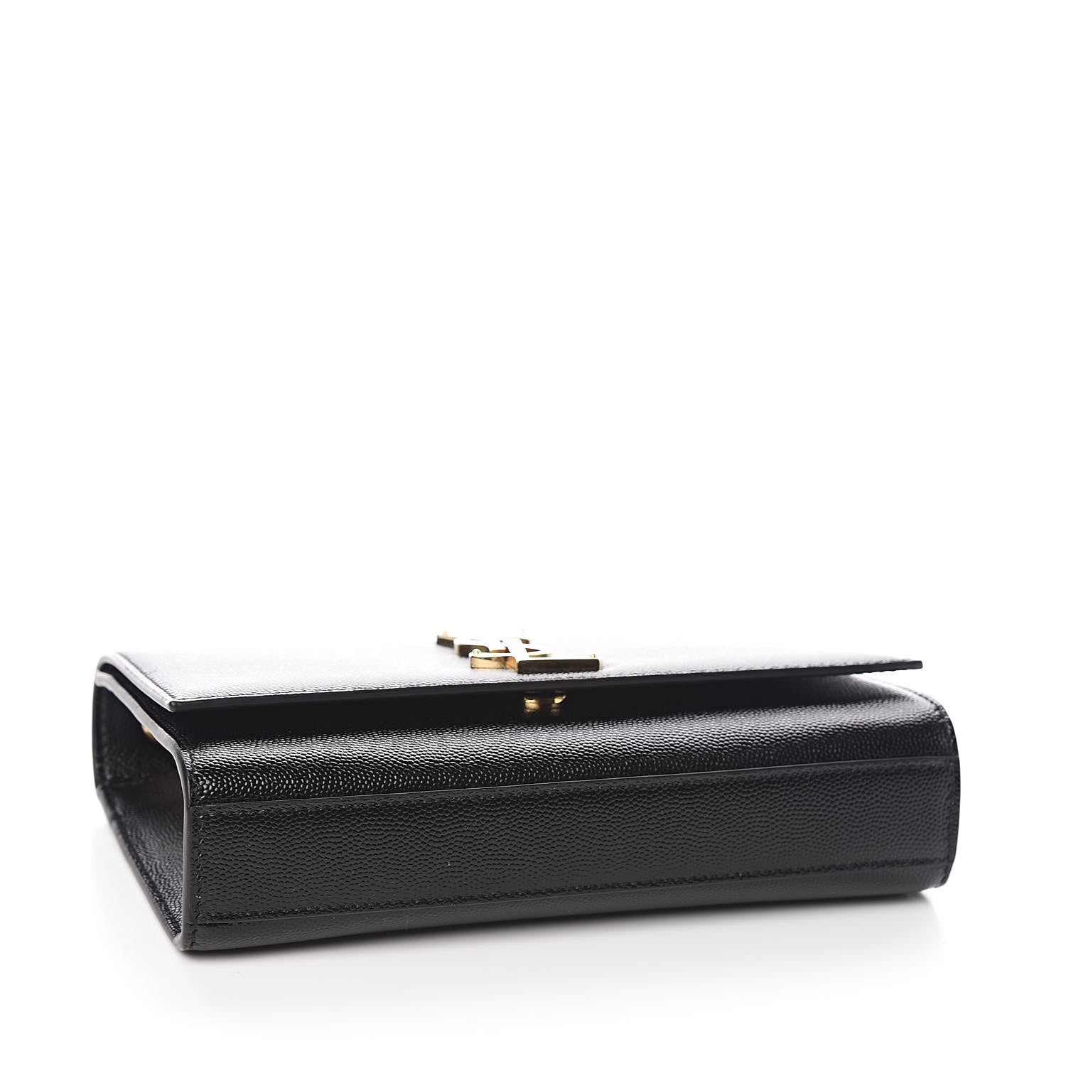 Saint Laurent Grain De Poudre Small Monogram Kate Satchel Black 4 of 9