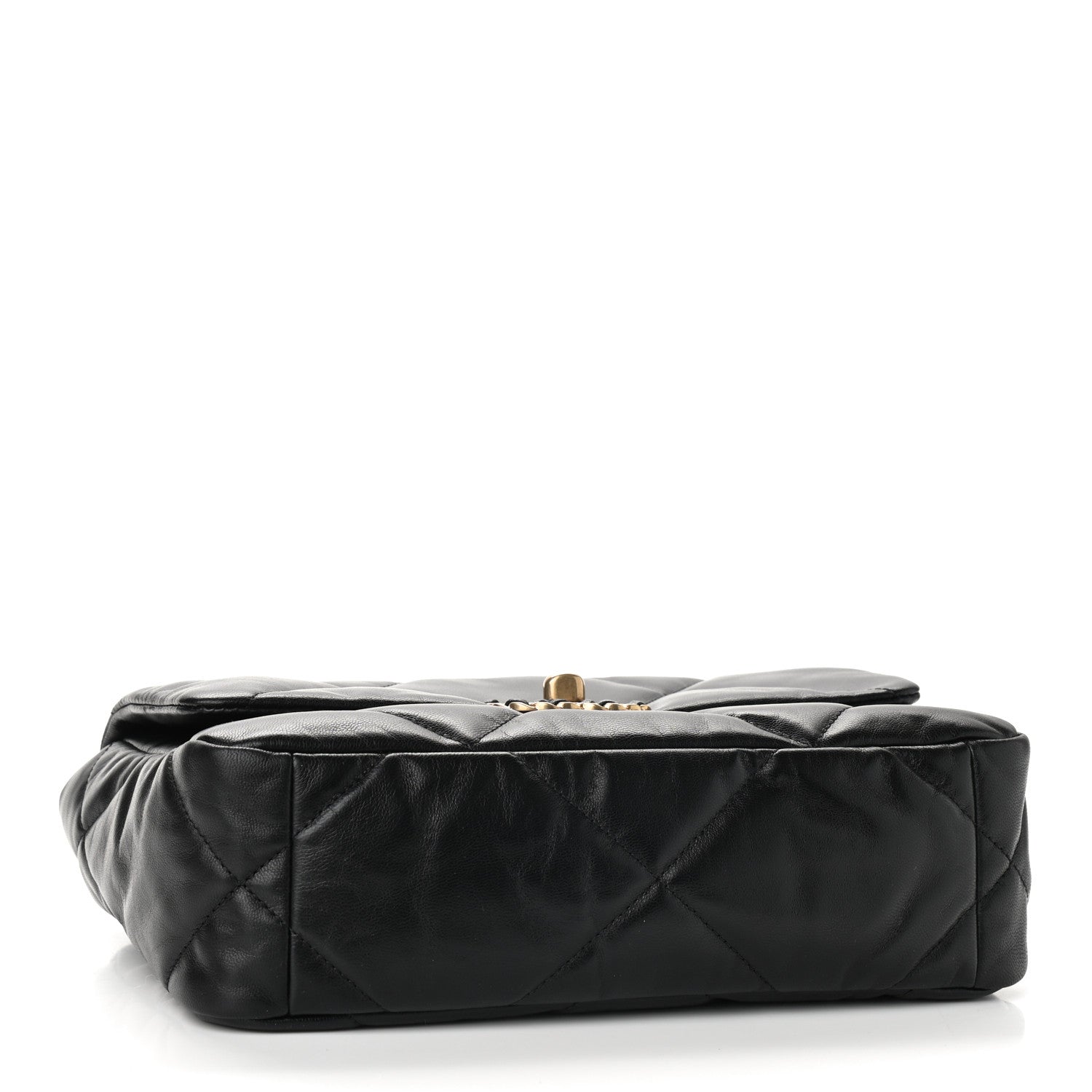 Chanel Goatskin Quilted Medium Chanel 19 Flap Black 4 of 11