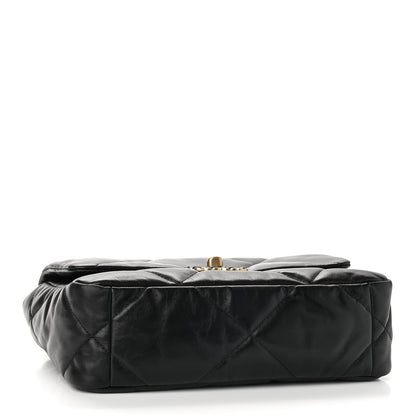 Chanel Goatskin Quilted Medium Chanel 19 Flap Black 4 of 11