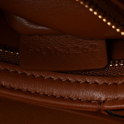 Celine Triomphe Canvas Calfskin Medium Triomphe Bag Tan 10 of 13