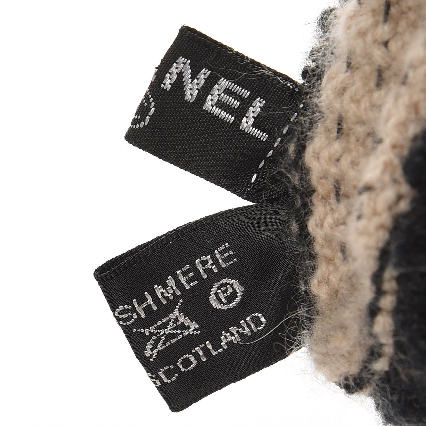 Cashmere Silk CC Arm Warmers White Black