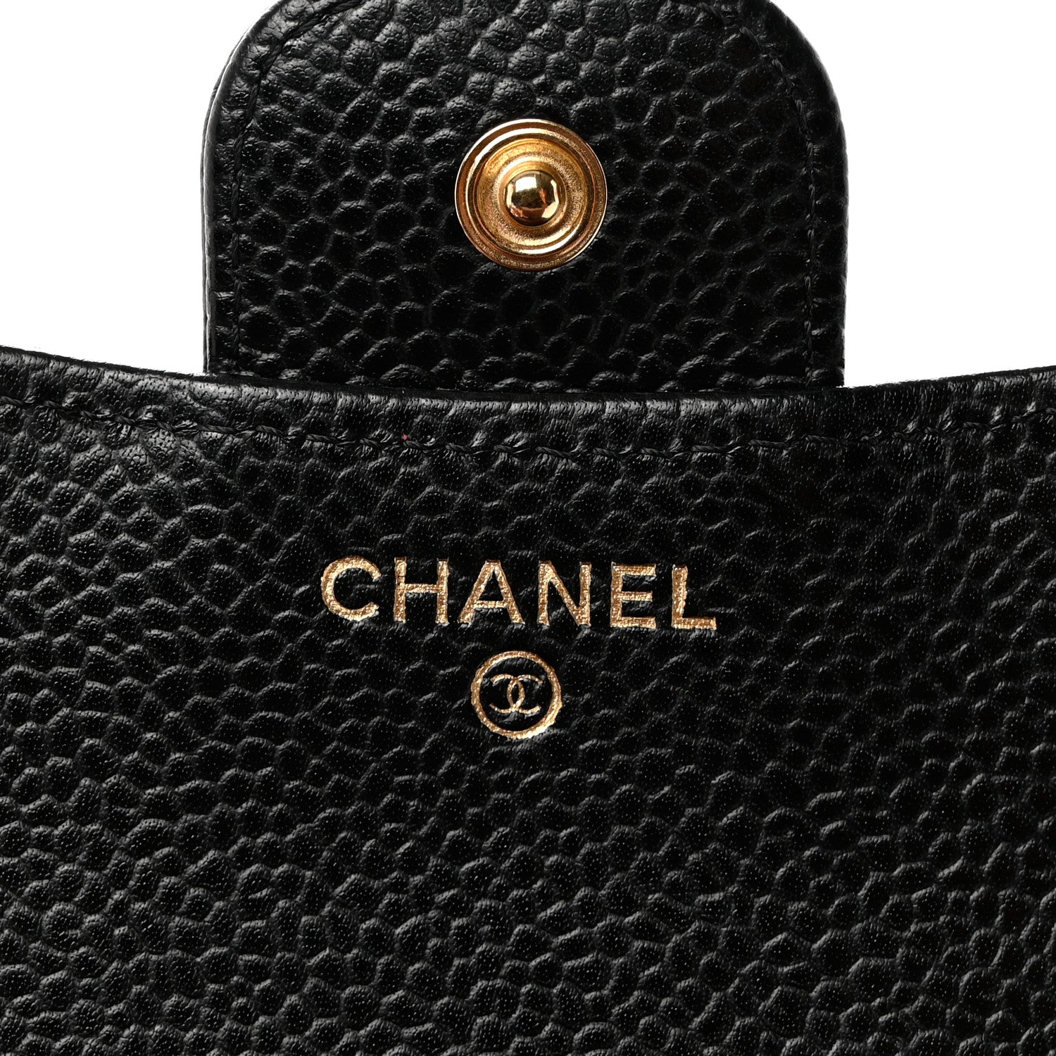 Chanel Caviar Quilted Compact Flap Wallet Black 6 of 9