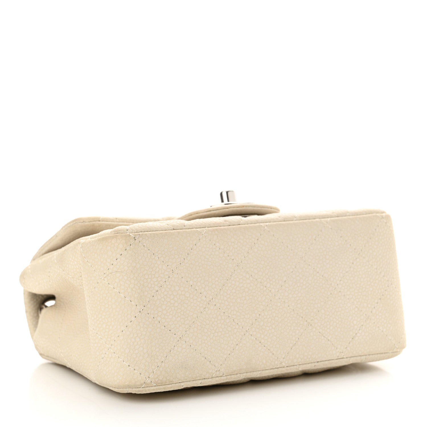 Chanel Caviar Quilted Mini Square Flap Dark White 4 of 13