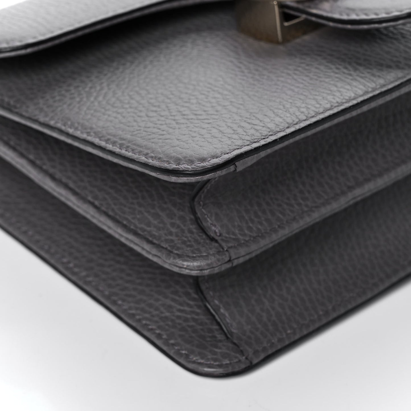 Dollar Calfskin Small Interlocking G Shoulder Bag Loess