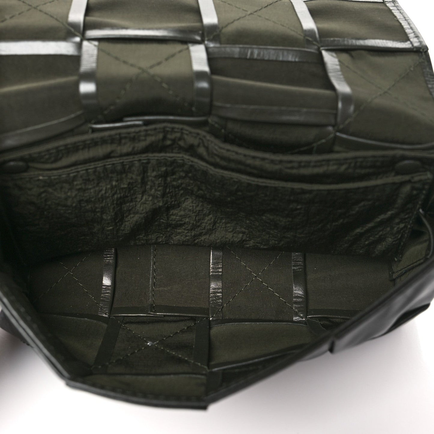Paper Calfskin Intrecciato Cassette Belt Bag Raintree