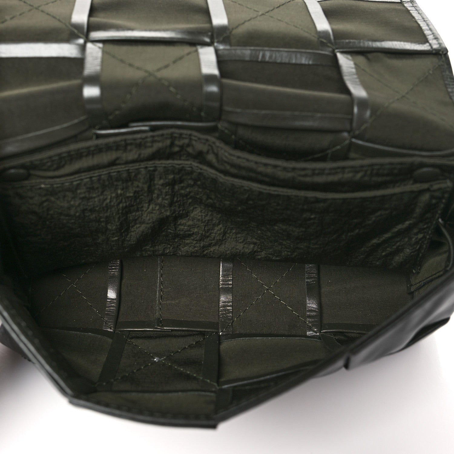 Bottega Veneta Paper Calfskin Intrecciato Cassette Belt Bag Raintree 5 of 7