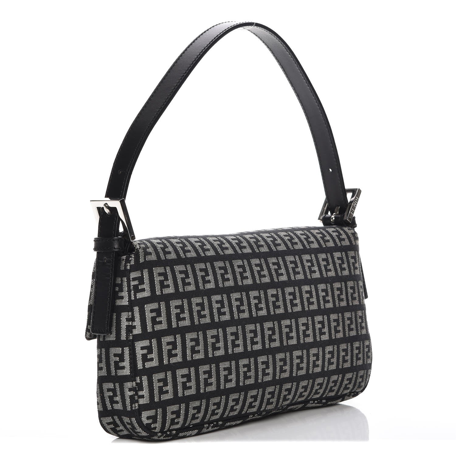 Fendi Zucchino Baguette Black 3 of 7
