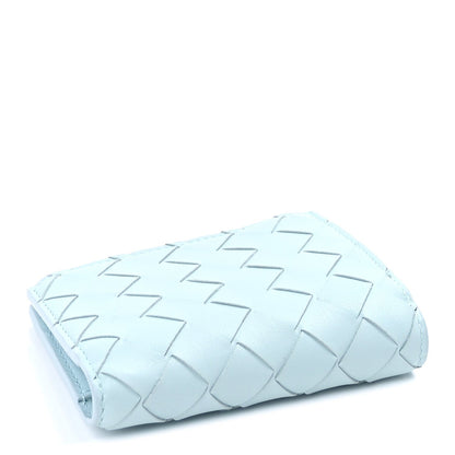 Bottega Veneta Nappa Intrecciato Bifold Zip Wallet Teal Washed 10 of 16