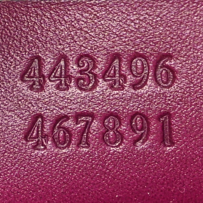 Gucci Velvet Matelasse Medium GG Marmont Shoulder Bag  Fuchsia Violet Cyclamen 6 of 9