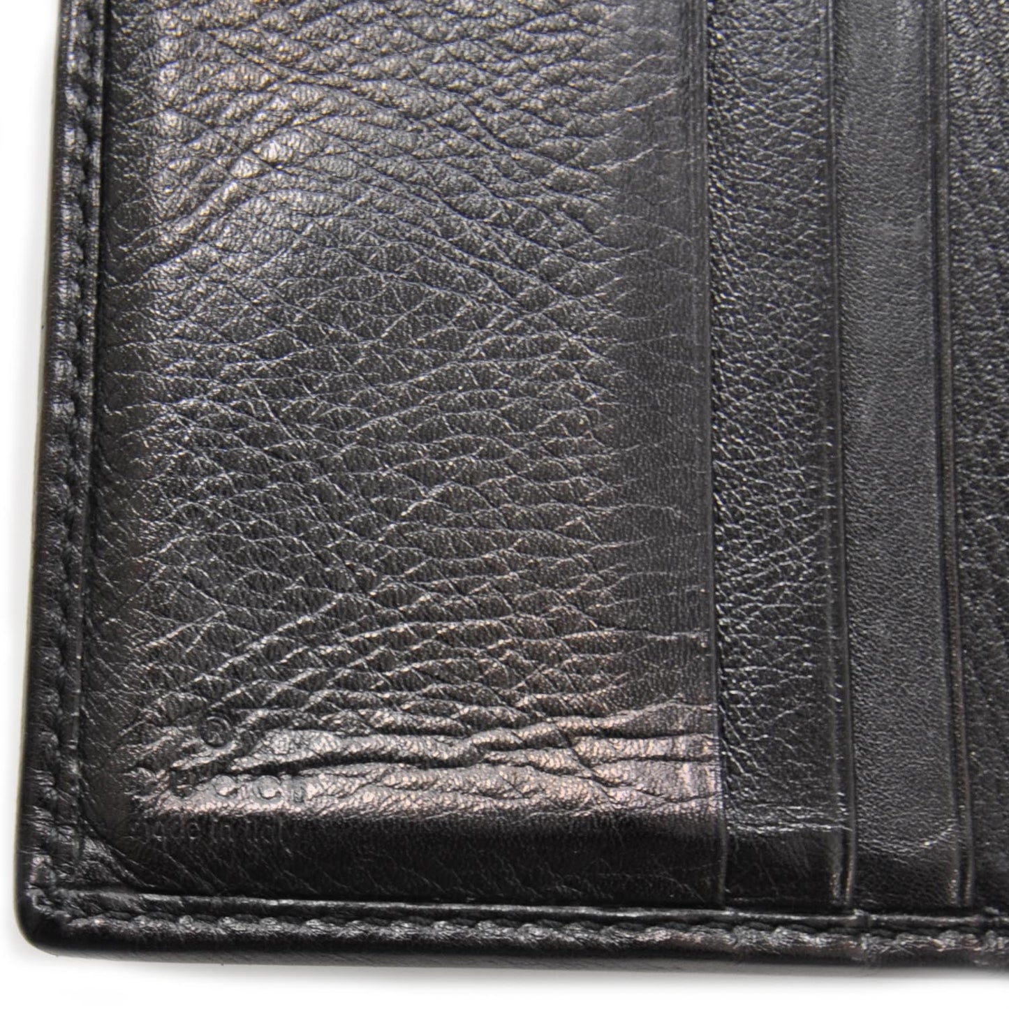 Leather Compact Britt Wallet Black