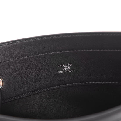 Hermes Milo Lambskin Swift Mini Aline Black 6 of 8