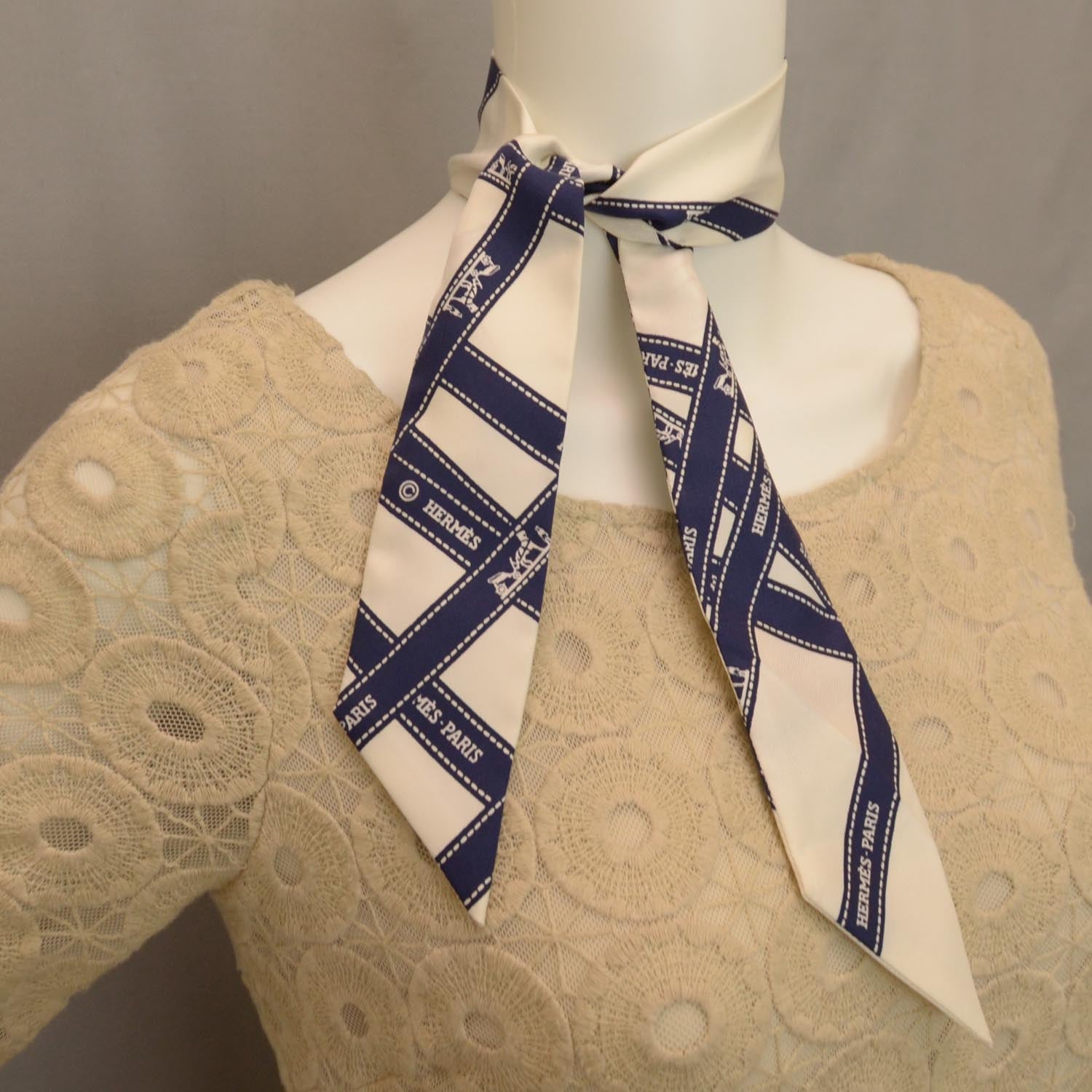 Hermes Silk Bolduc Twilly 2 of 5