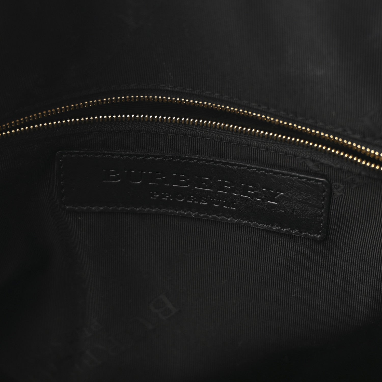 Burberry Prorsum Check Jacquard Orchard Bowling Bag Gold Black 6 of 13