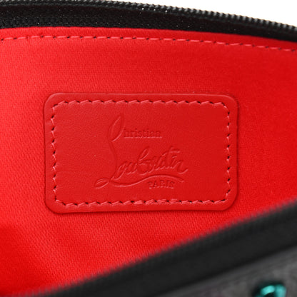 Christian Louboutin Empire Calfskin Spikes Loubilab Clutch Black Multicolor 6 of 10