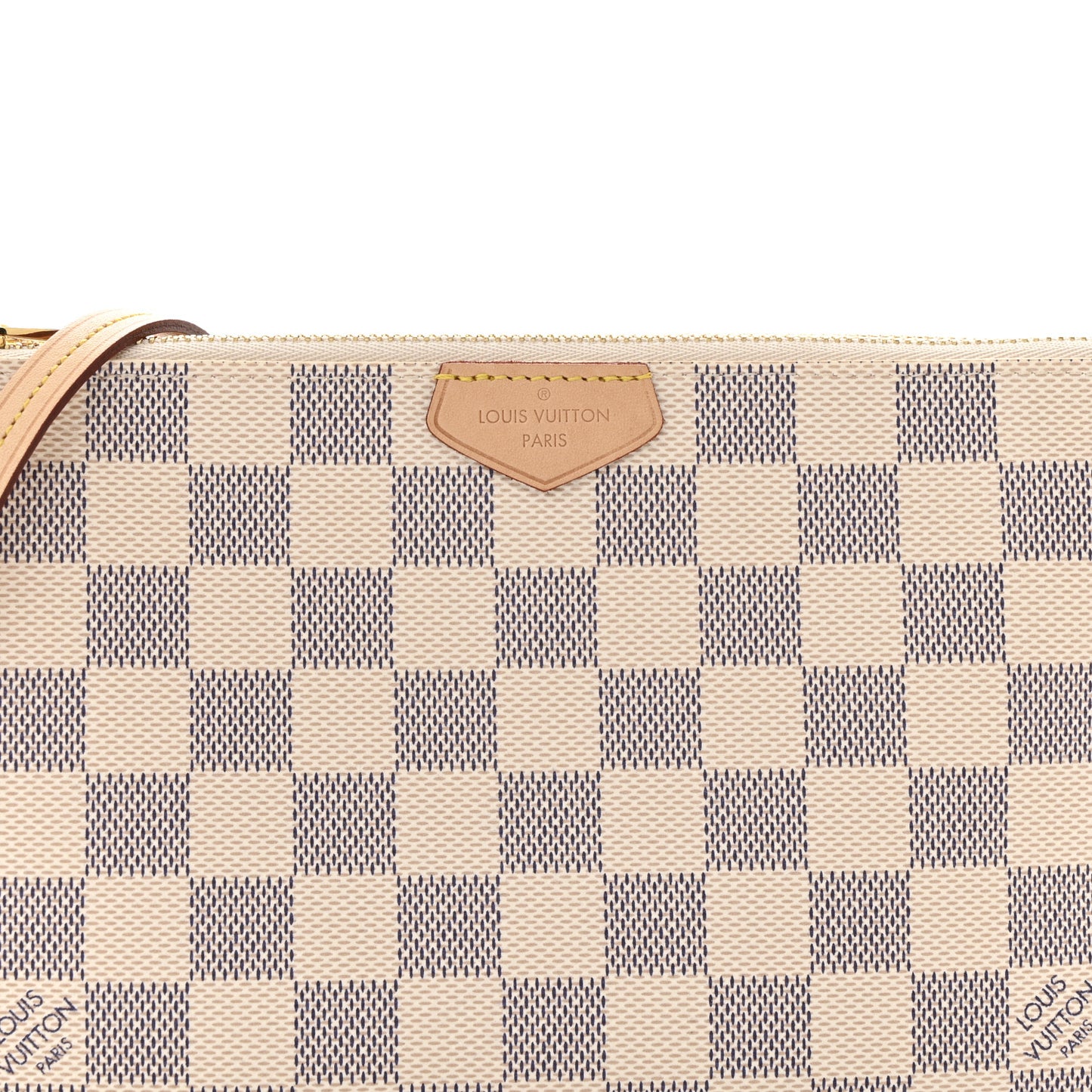 Damier Azur Double Zip Pochette