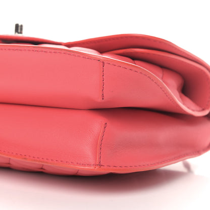 Chanel Lambskin Quilted Large Natural CC Flap Dark Pink 7 of 15