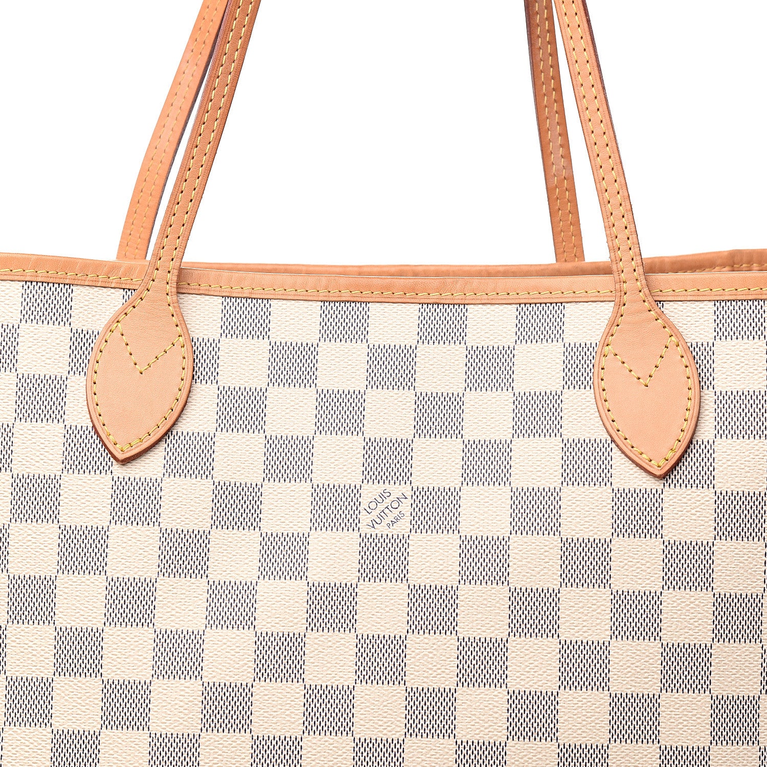 Louis Vuitton Damier Azur Neo Neverfull MM Rose Ballerine 10 of 10