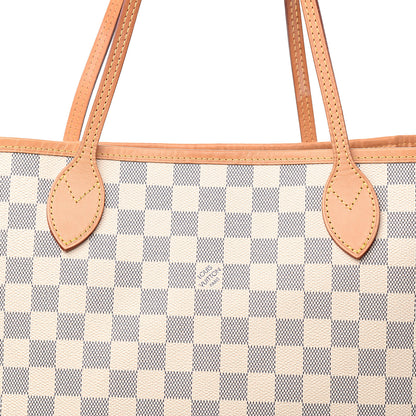 Louis Vuitton Damier Azur Neo Neverfull MM Rose Ballerine 10 of 10
