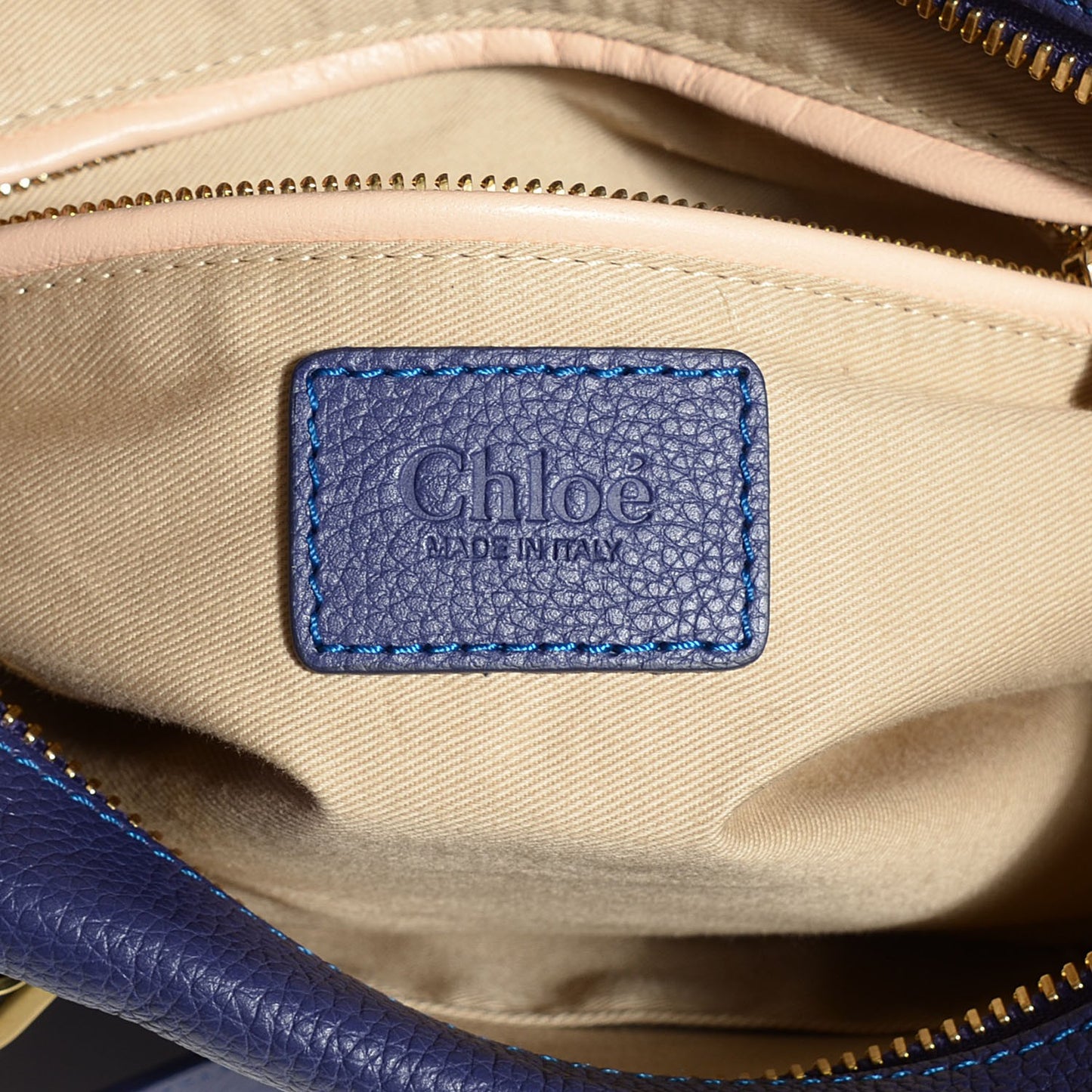 Calfskin Medium Paraty Storm Blue