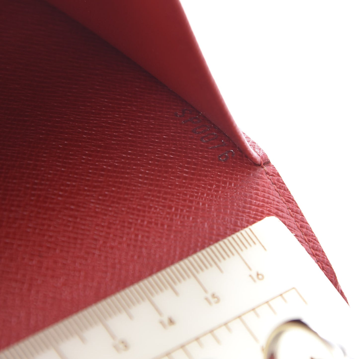 Epi Medium Ring Agenda Cover Rouge