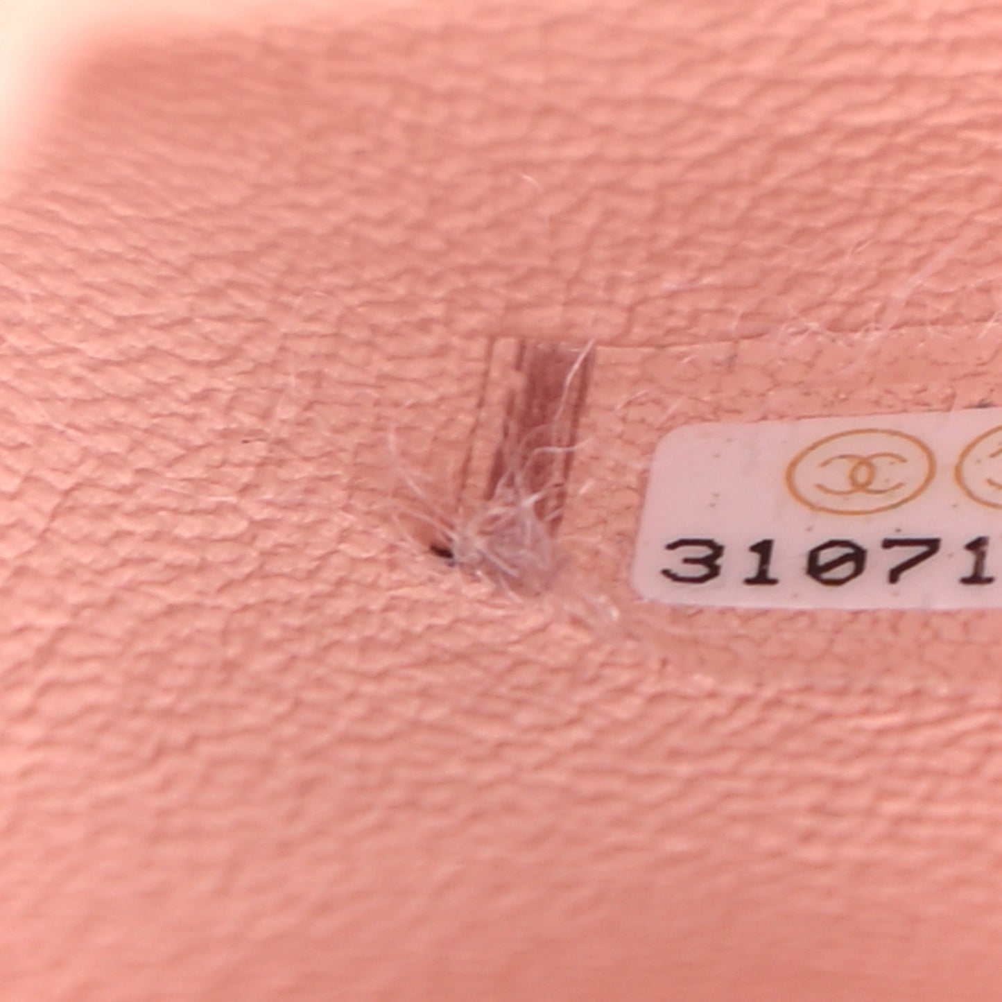 Caviar Quilted Mini Coco Handle Flap Light Pink