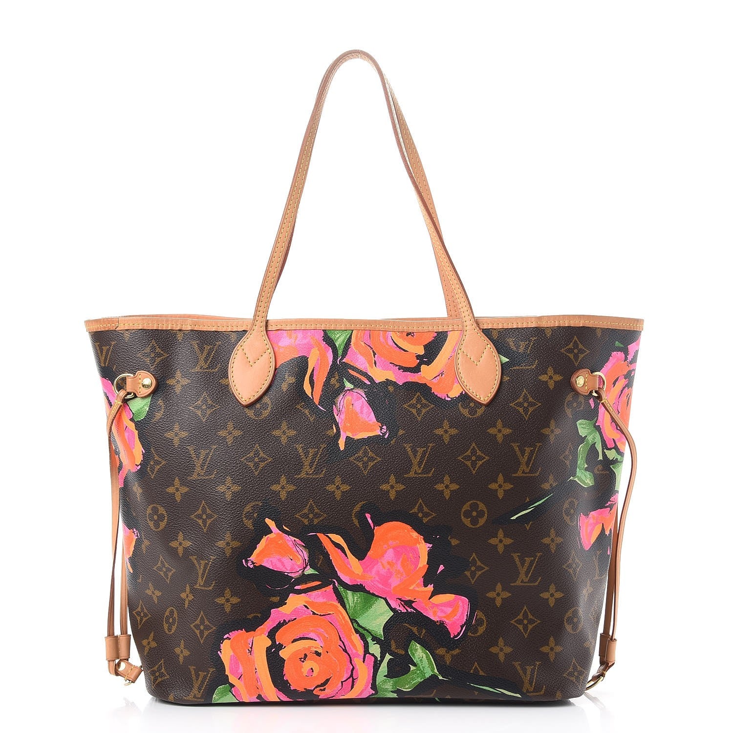 Louis Vuitton Monogram Roses Neverfull MM 1 of 8
