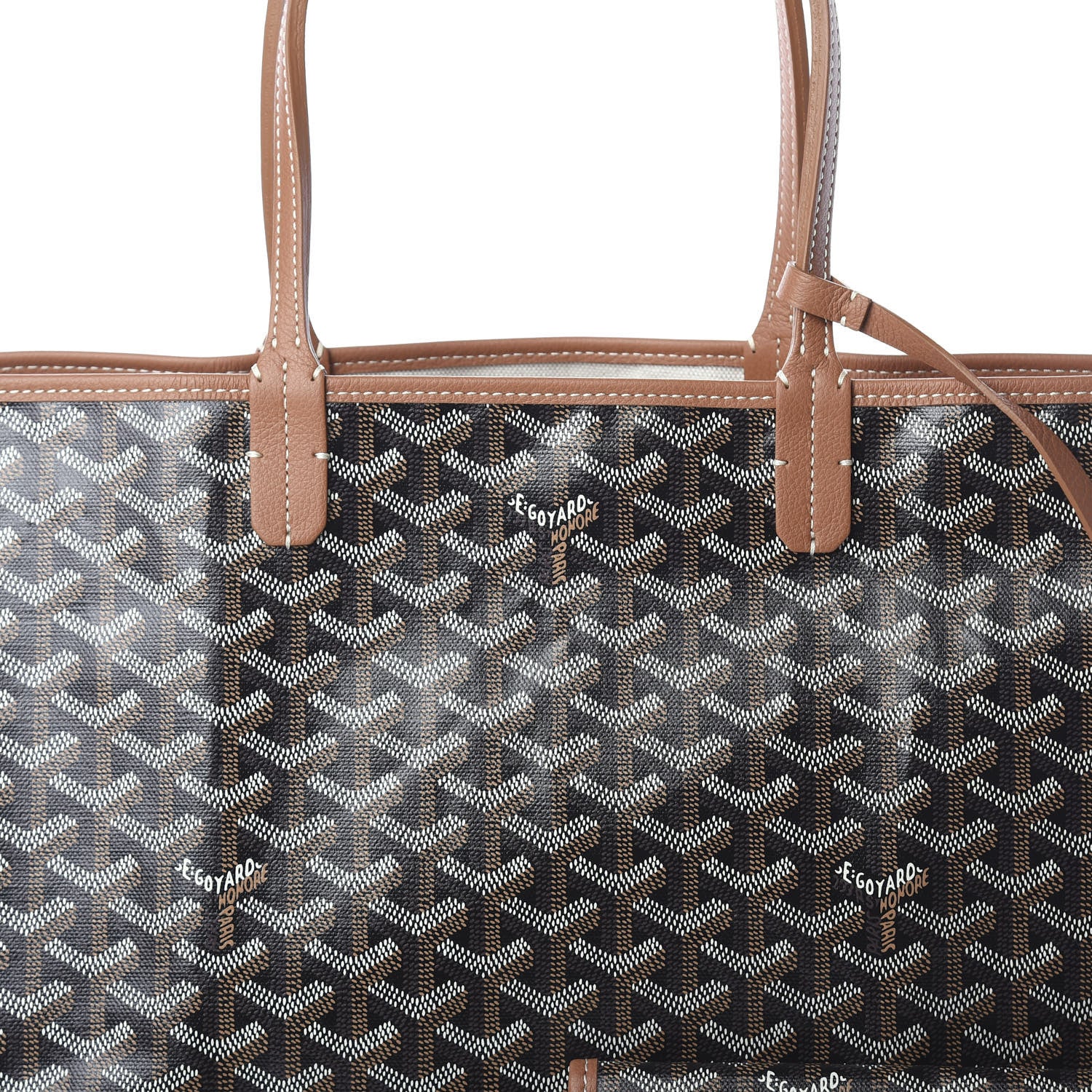 Goyard Goyardine Saint Louis PM Black Gold 7 of 9