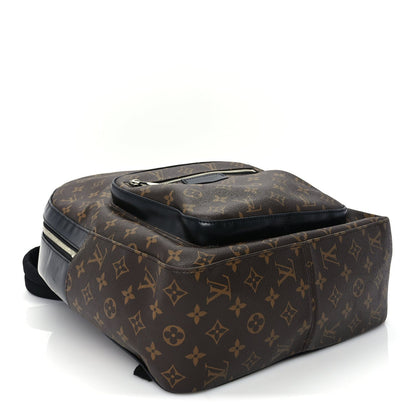 Louis Vuitton Monogram Macassar Josh Backpack Black 7 of 8