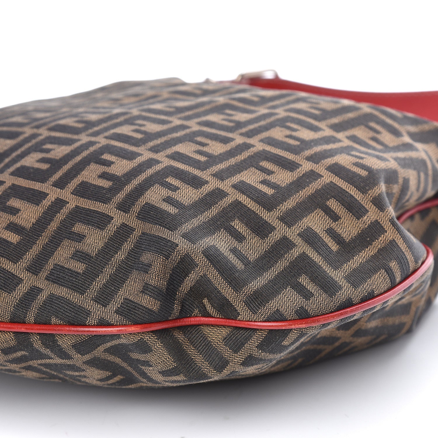 Fendi Zucca Shoulder Bag Red 14 of 15