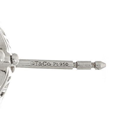 Tiffany Platinum Diamond Paper Flowers Firefly Earrings 5 of 6