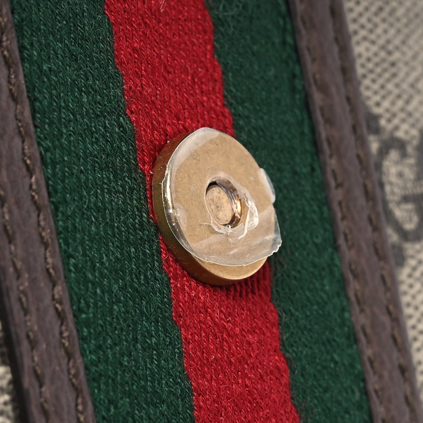 GG Supreme Monogram Web Mini Ophidia Crossbody Bag Beige New Acero