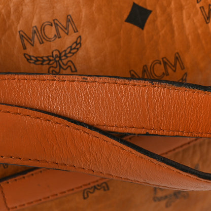 MCM Visetos Medium Delmy Shopper Tote Brown 11 of 17