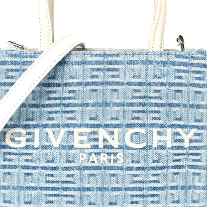 Givenchy Washed Denim Mini G Shopping Tote  Blue 6 of 8