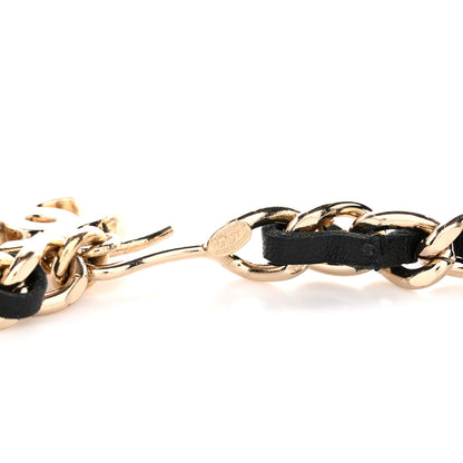 Chanel Lambskin Metal CC Chain Logo Belt Gold 3 of 4