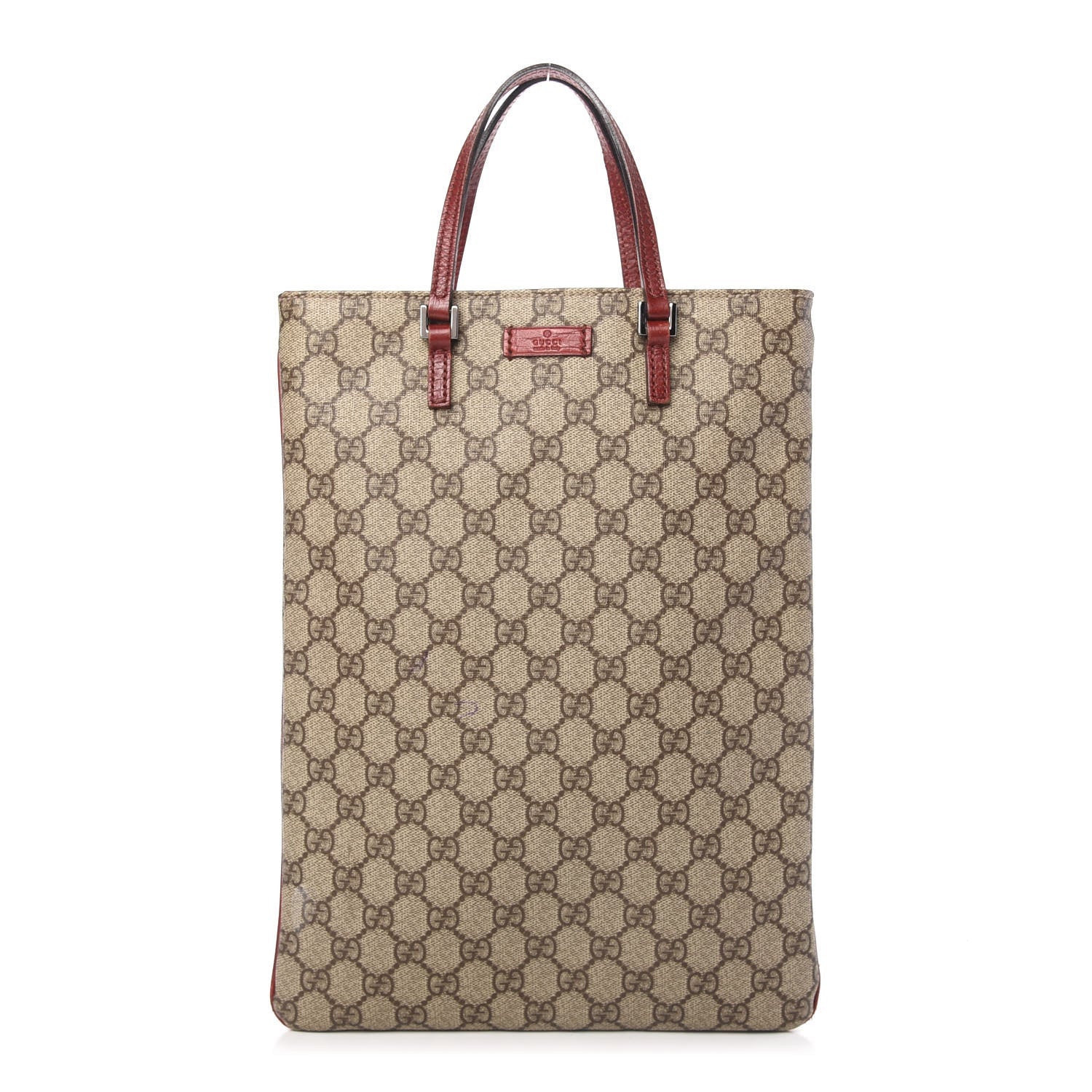 Gucci GG Plus Monogram Vertical Tote Red 1 of 1