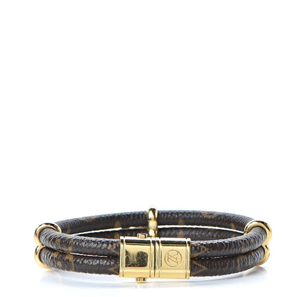 Louis Vuitton Monogram Keep It Twice Bracelet 17 3 of 5